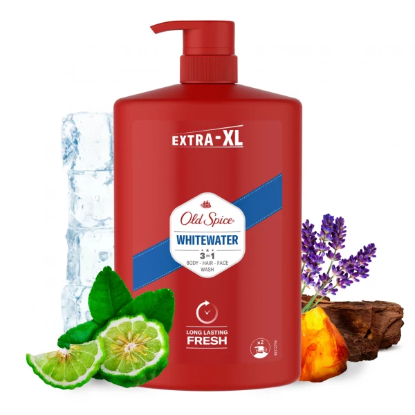 Гель для душу Old Spice Whitewater 3 в 1 1000 мл ЄС