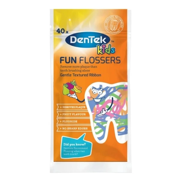 Дитячі флоси DenTek Kids з тримачами 40 шт. ЄС