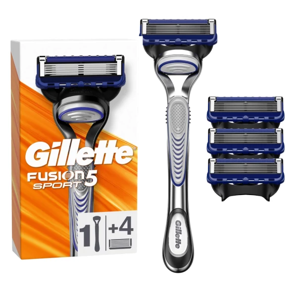 Бритва Gillette Fusion5 Sport + 4 змінні леза ЄС