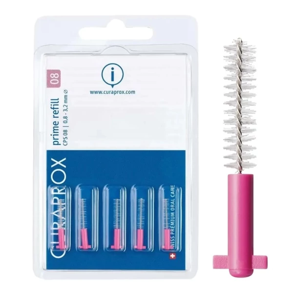 Міжзубні йоржики Curaprox Prime Refill CPS 08 5 шт ЄС