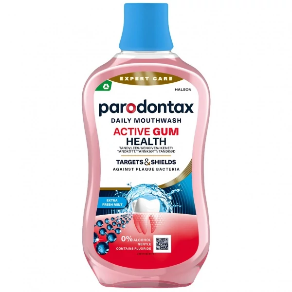 Ополіскувач для рота Parodontax Active Gum Health Extra Fresh Mint 500 мл ЄС