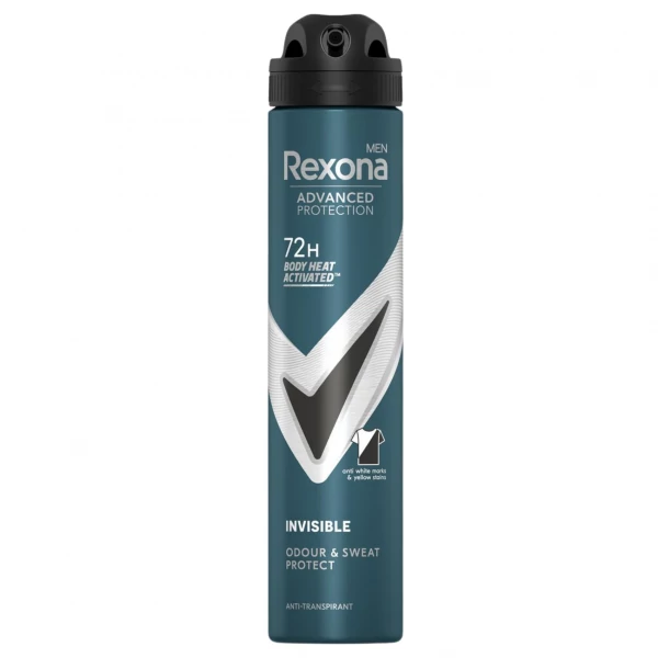 Антиперспірант-спрей Rexona Invisible Man 200 мл ЄС