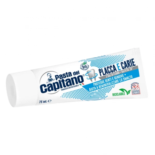 Зубна паста PASTA DEL CAPITANO Plaque &amp; Cavities 75 мл ЄС