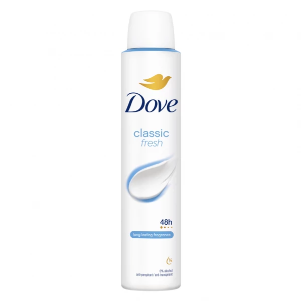 Антиперспірант-спрей Dove Classic Fresh 200 мл ЄС