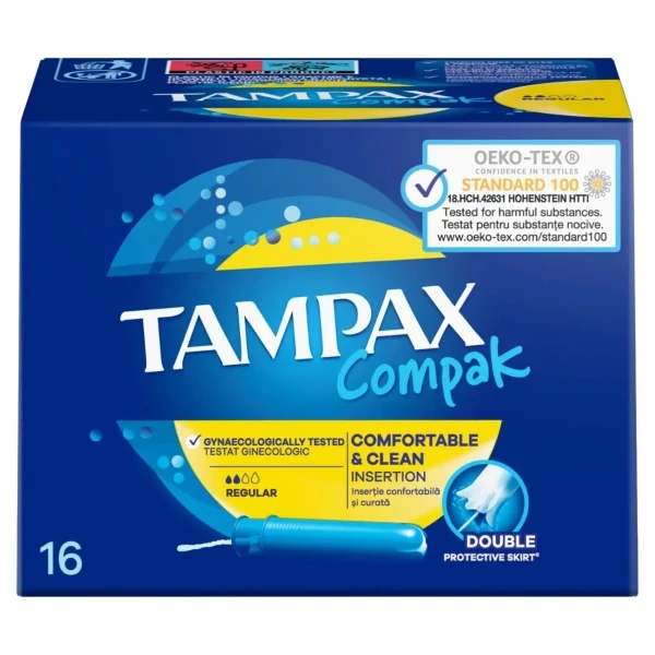 Тампони Tampax Compak Regular 16 шт ЄС