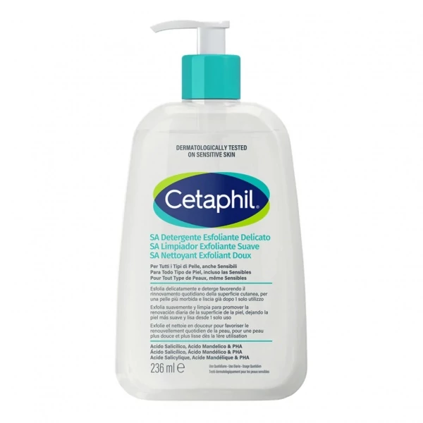 Гель Cetaphil Gentle Exfoliating Cleanser делікатний із саліциловою кислотою 236 мл ЄС