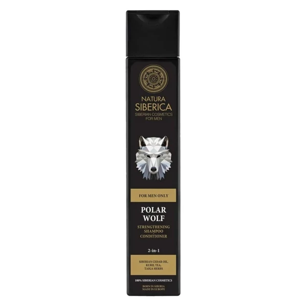Шампунь-кондиціонер Natura Siberica Men Polar Wolf 2 в 1 для волосся чоловічий 250 мл ЄС