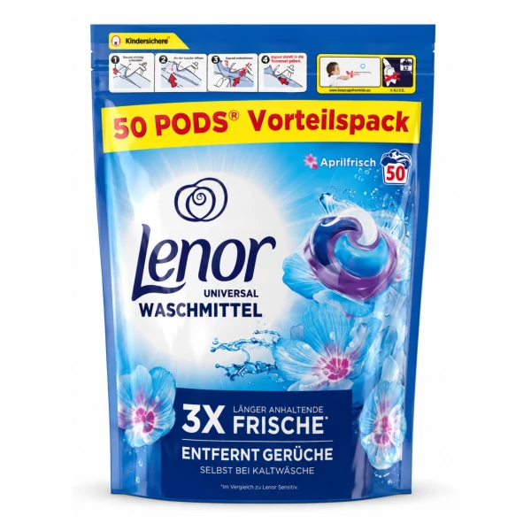 Капсули для прання Lenor Spring Awakening 50 шт ЄС
