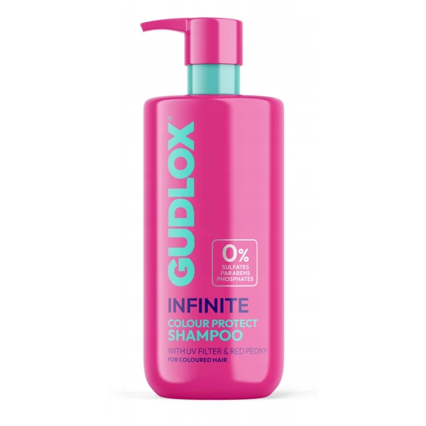 Шампунь Gudlox Infinite Colour Protect для фарбованого волосся 400 мл ЄС