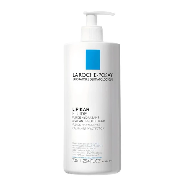 Зволожувальний флюїд La Roche-Posay LIPIKAR 750 мл ЄС
