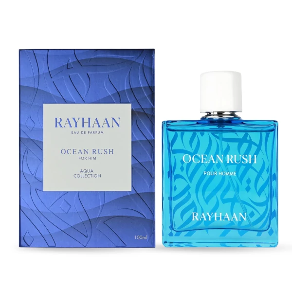 Парфумована вода для чоловіків Rayhaan Ocean Rush 100 мл ЄС
