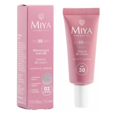 BB-крем Miya Cosmetics myBBalm 02 Natural SPF30 з вітамінами для вирівнювання тону шкіри 30 мл ЄС