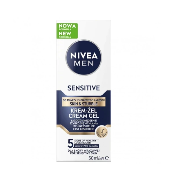 Крем-гель Nivea Men Sensitive для обличчя 50 мл ЄС