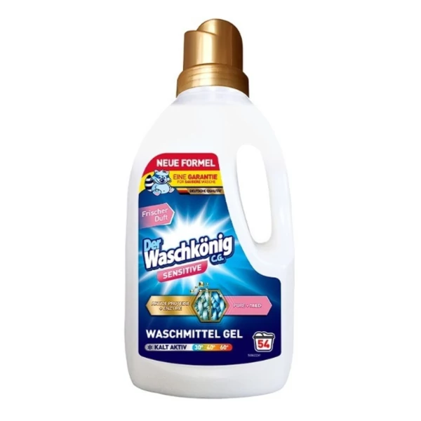 Гель для прання Der Waschkonig C.G. Sensitive 1625 мл ЄС