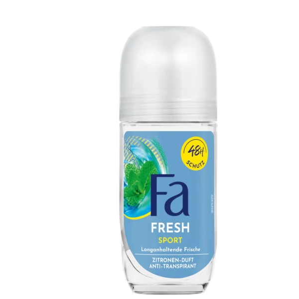 Антиперспірант кульковий Fa Fresh Sport Lemon 48H 50 мл ЄС