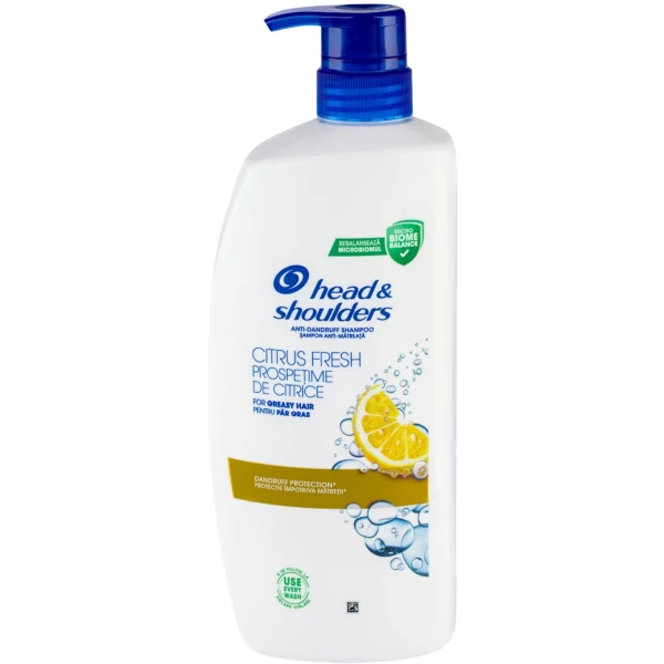 Шампунь Head &amp; Shoulders Citrus Fresh проти лупи для жирного волосся 800 мл ЄС
