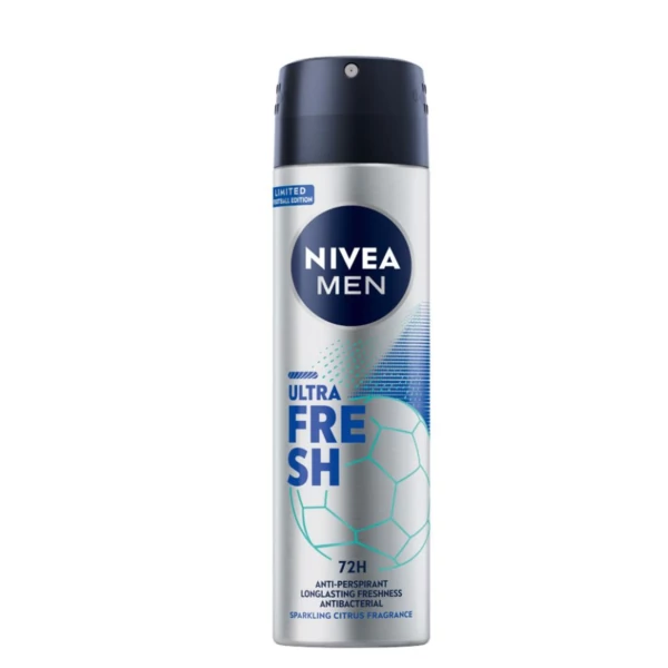 Антиперспірант-спрей Nivea Men Ultra Fresh 150 мл ЄС