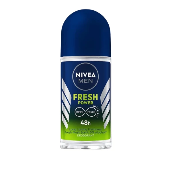 Антиперспірант кульковий Nivea Men Fresh Power 48H 50 мл ЄС