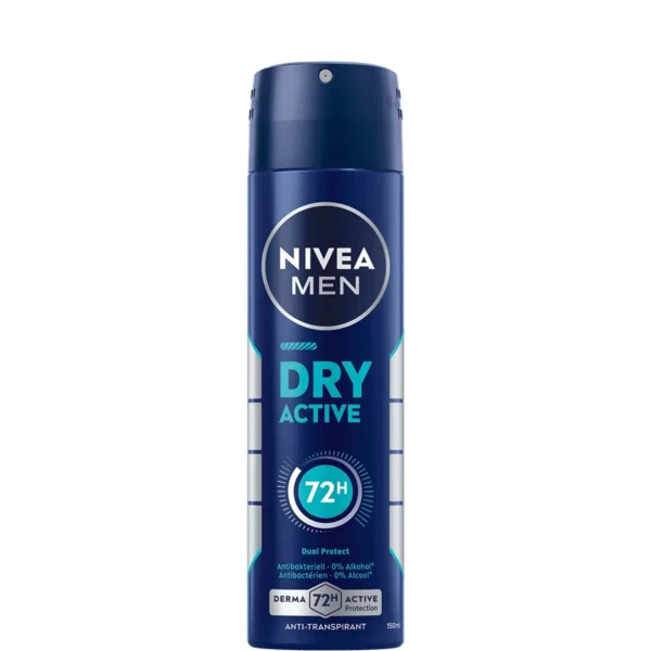Антиперспірант-спрей Nivea Men Dry Active 72H 150 мл ЄС