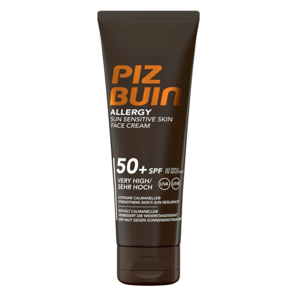 Сонцезахисний крем для обличчя Piz Buin Allergy Sun Sensitive SPF 50+ 50 мл ЄС