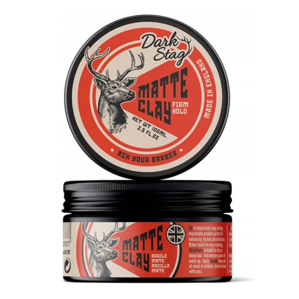 Матова глиняна помада Dark Stag Matte Clay Pomade 100 мл ЄС