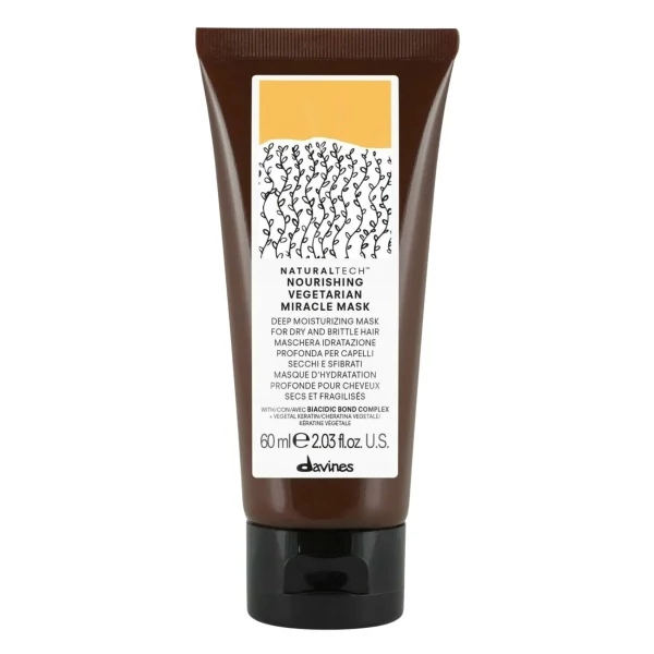 Живильна маска для волосся Davines Natural Tech Nourishing Vegetarian Miracle 60 мл ЄС