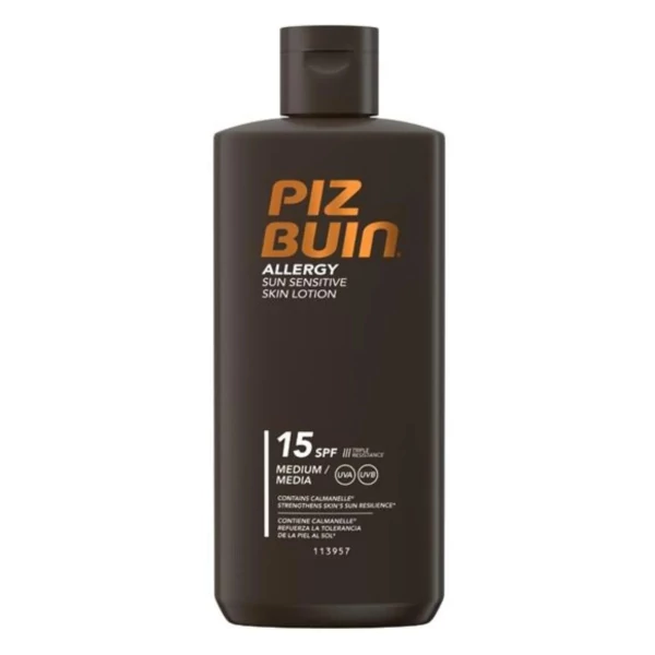 Лосьйон сонцезахисний Piz Buin Allergy Sun Sensitive SPF 15 для чутливої шкіри 200 мл ЄС