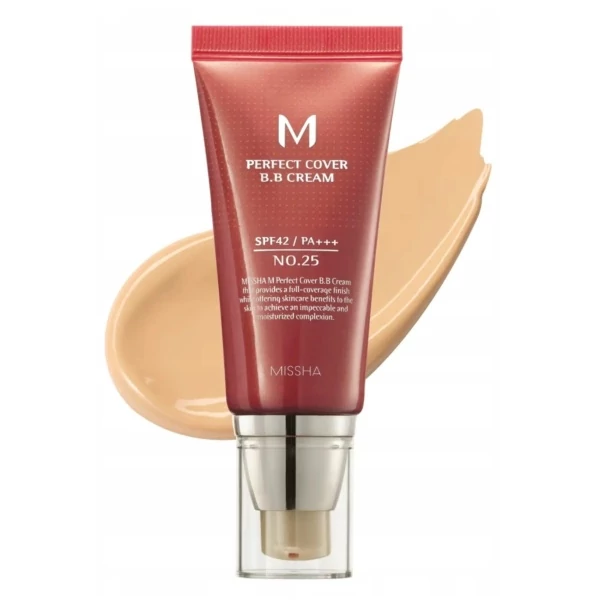 BB-крем Missha M Perfect Cover SPF42PA+++ 25 Warm Beige 50 мл ЄС