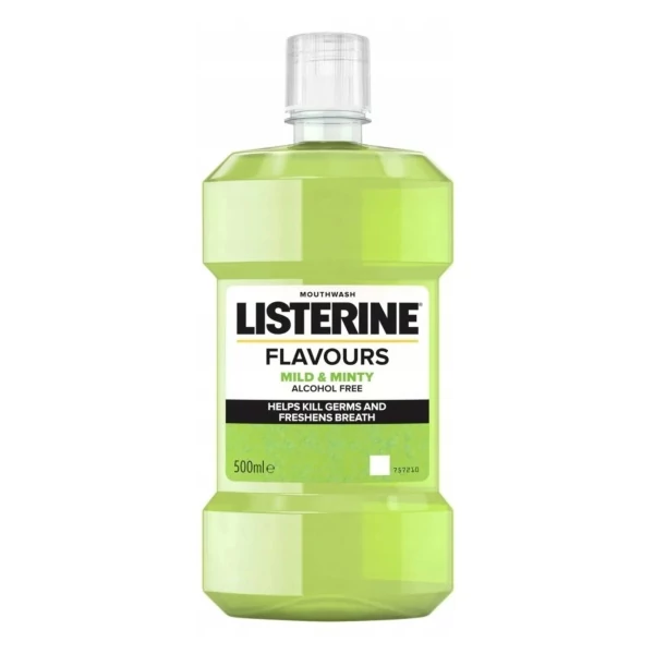 Ополіскувач для порожнини рота Listerine Flavors Mild &amp; Minty 500 мл ЄС