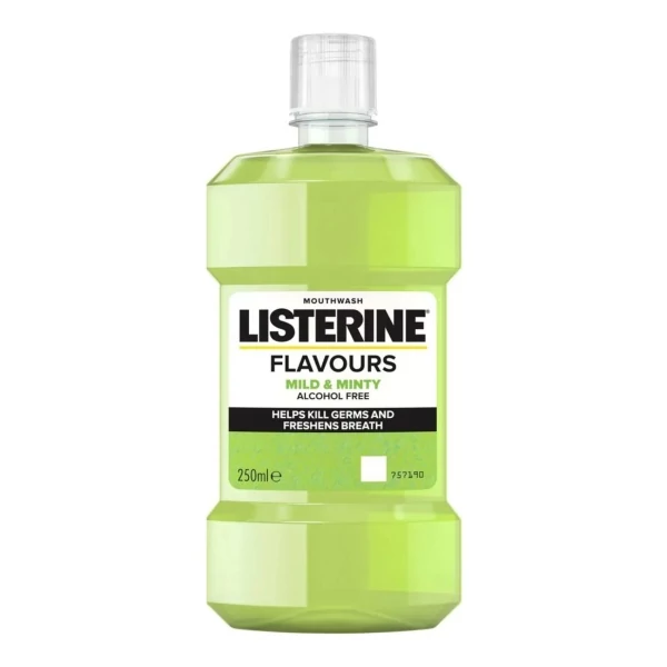 Ополіскувач для порожнини рота Listerine Flavors Mild &amp; Minty 250 мл ЄС