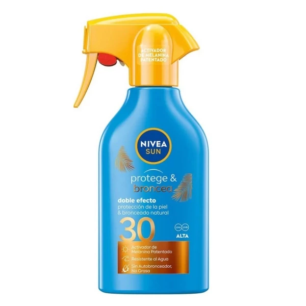 Спрей для засмаги Nivea Sun Protect &amp; Bronze SPF 30 з активатором меланіну 250 мл ЄС