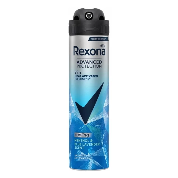 Антиперспірант Rexona Men Advanced Protection 72H Menthol Blue Lavender 150 мл ЄС