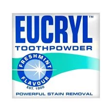 Порошок для відбілювання зубів Eucryl Freshmint 50 г ЄС