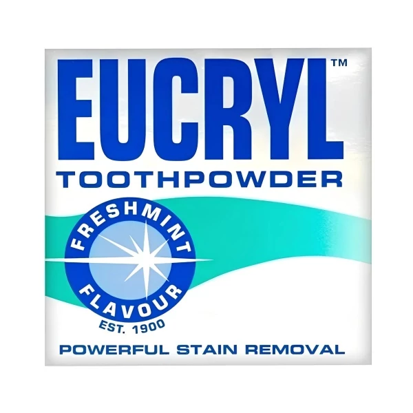 Порошок для відбілювання зубів Eucryl Freshmint 50 г ЄС