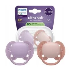 Пустушка Philips Avent Soother Soft 6-18 місяців 2 шт ЄС