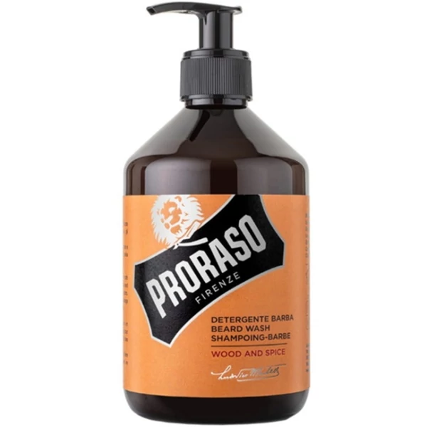 Шампунь для бороди PRORASO Wood and Spice 500 мл ЄС