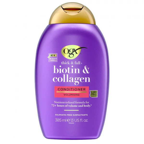 Кондиціонер для волосся OGX Biotin &amp; Collagen Conditioner для об'єму волосся 385 мл ЄС