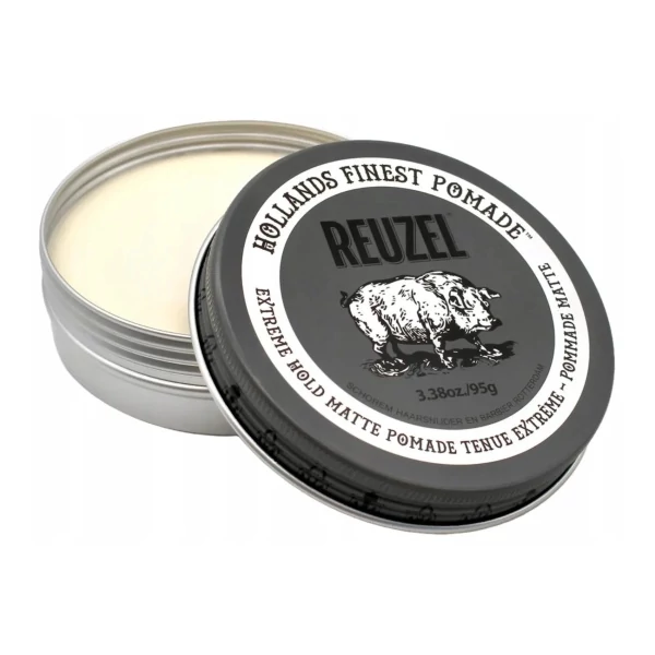 Матова помада для волосся Reuzel Extreme Hold Matte Pig сильної фіксації 95 г ЄС