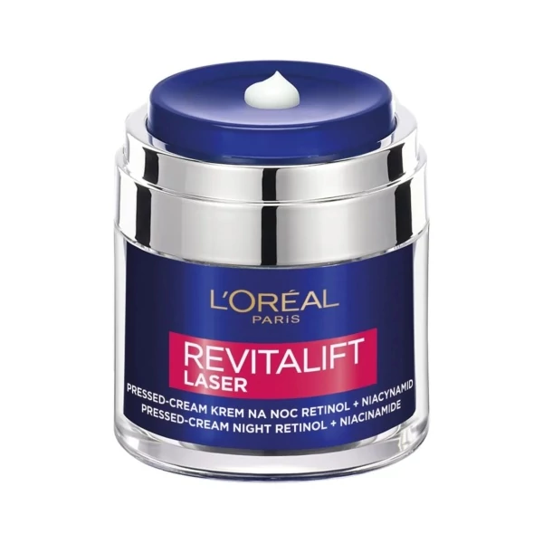Нічний крем для обличчя L'Oréal Paris Revitalift Laser з ретинолом та ніацинамідом 50 мл ЄС