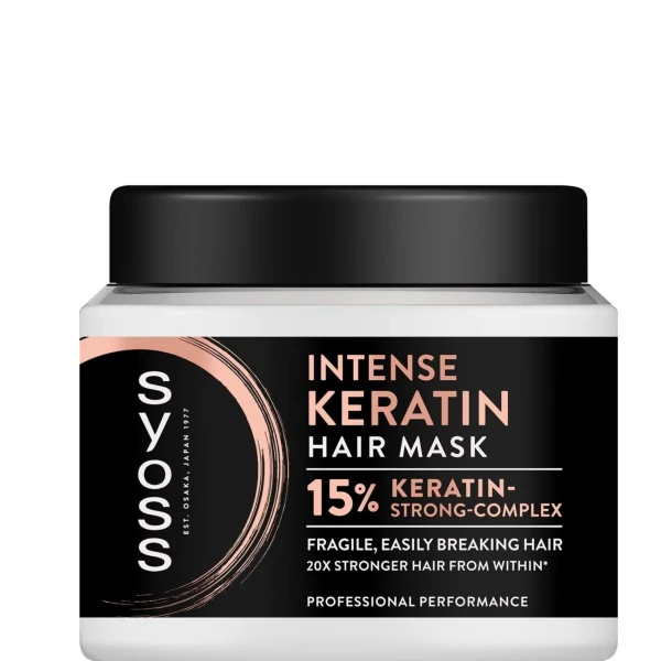 Маска для волосся Syoss Intense Keratin Boost 400 мл ЄС