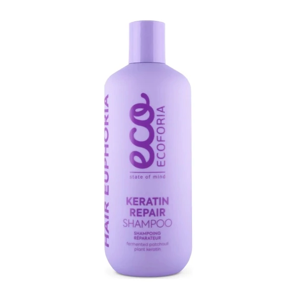 Відновлюючий шампунь Ecoforia Keratin Repair з кератином 400 мл ЄС