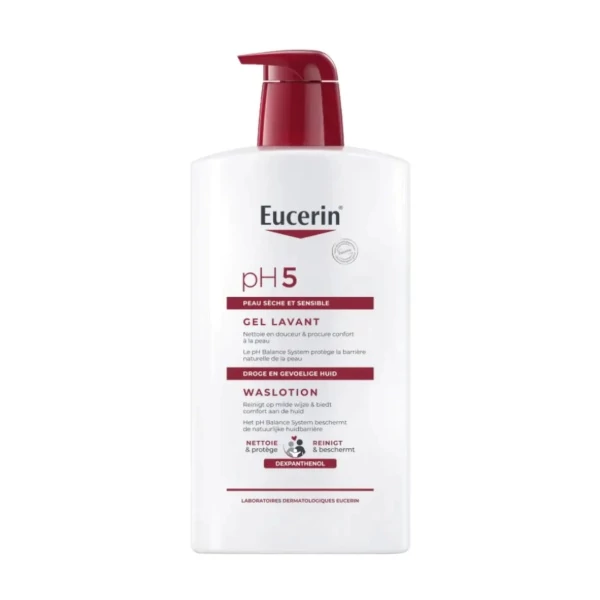 Гель для душу Eucerin pH5 для сухої та чутливої ​​шкіри 1000 мл ЄС
