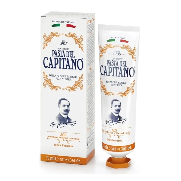 Зубна паста Pasta del Capitano 1905 з вітамінами A-C-E 75 мл ЄС