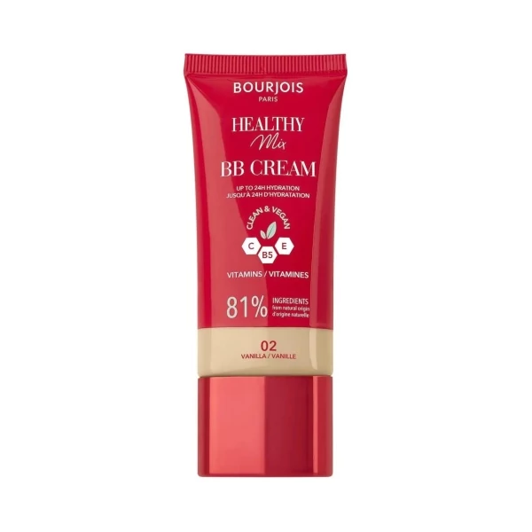 Зволожувальний BB-крем Bourjois Healthy Mix Clean відтінок 02 Vanilla 30 мл ЄС
