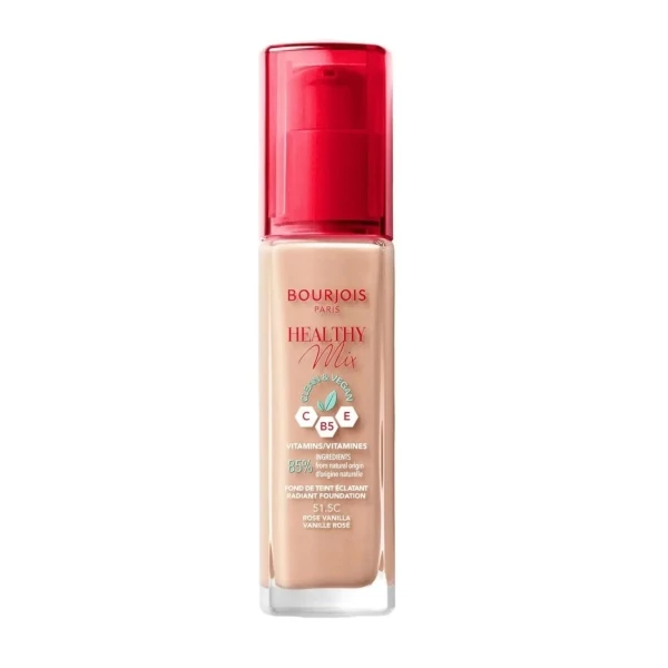 Тональний крем Bourjois Healthy Mix 51.5C Rose Vanilla 30 мл ЄС