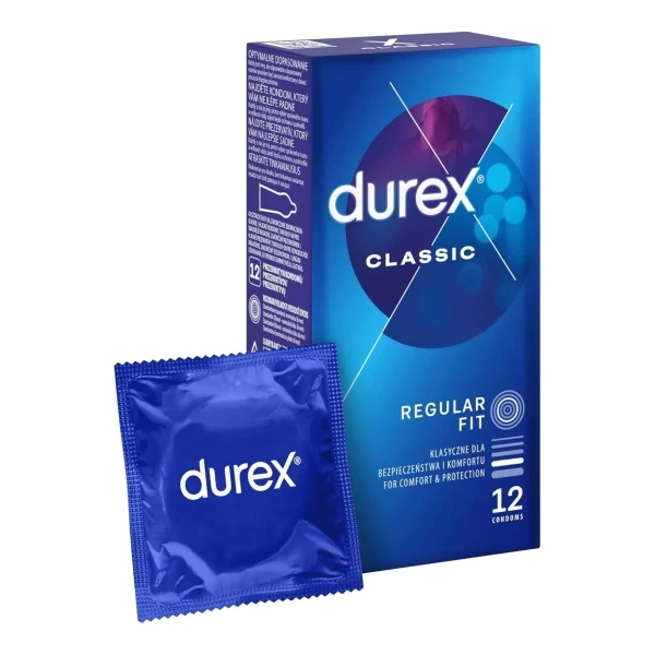 Презервативи Durex Classic Regular Fit 12 шт ЄС