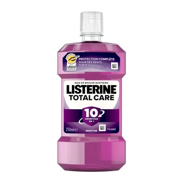 Ополіскувач для ротової порожнини Listerine Total Care Mint 250 мл ЄС