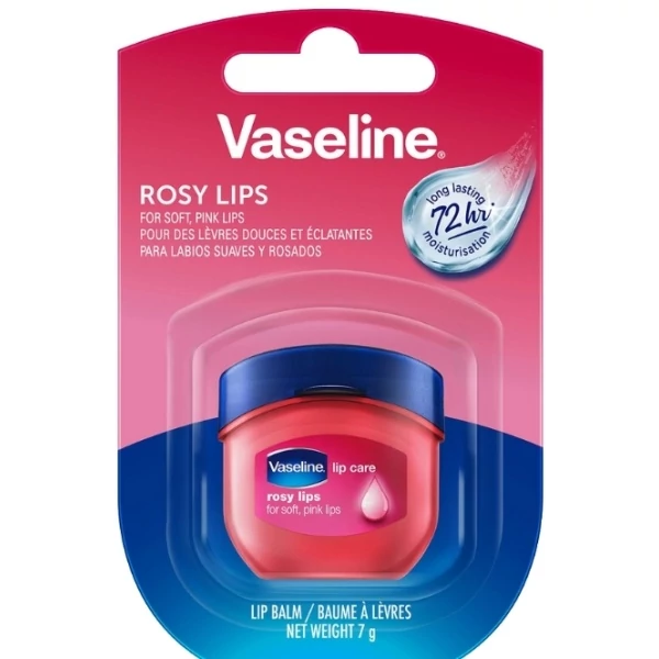 Бальзам для губ Vaseline Rosy Lips 7 г ЄС