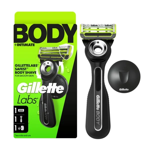 Бритва Gillette Labs Body Intimate + змінний картридж + ручка ЄС