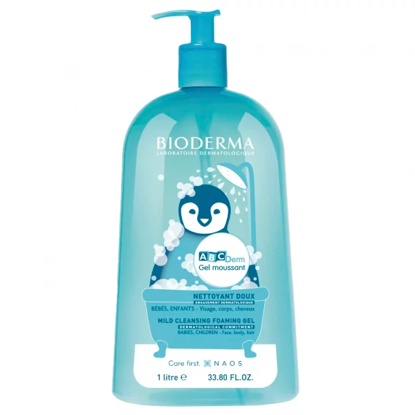 Гель для душу Bioderma ABCDerm дитячий очищувальний 1000 мл ЄС